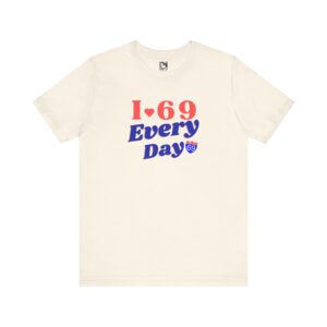I heart 69 Indiana, indiana tshirt, traffic tshirt, hoosiers, shirts for hoosiers
