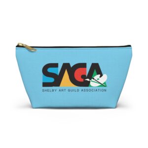 SAGA Artist Accessory Pouch - Shelby Art Guild T‑Bottom Makeup Bag